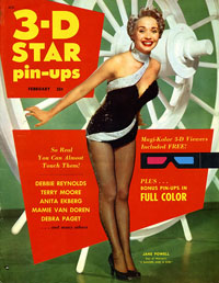 3-D Star Pin-ups