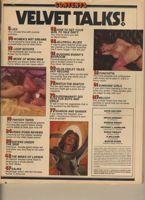 Velvet Talks - 1979 #5