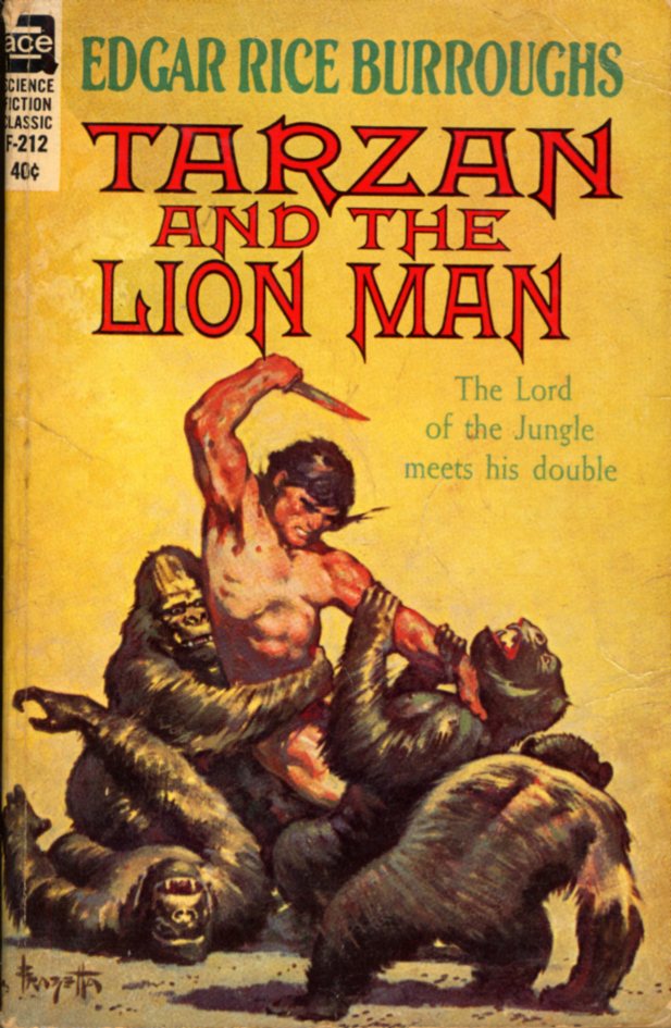 Ace #F-212 - Tarzan and the Lion Man